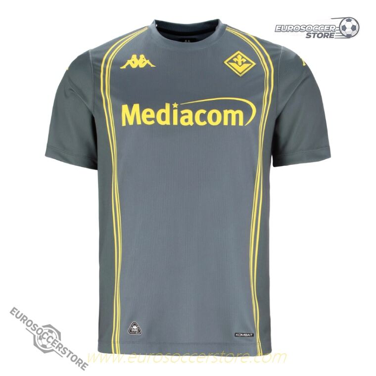 Fiorentina Goalkeeper DE GEA 43 Grey Version Jersey 25-26 Season