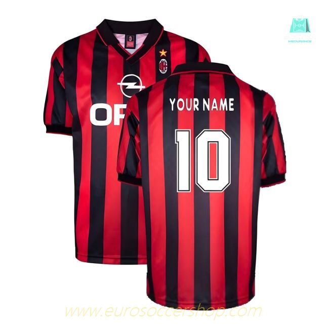 AC Milan 1996 Home Retro Shirt (Your Name)