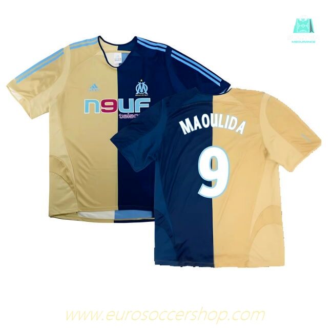Marseille 2005-06 Third Shirt ((Excellent) L) (Maoulida 9)