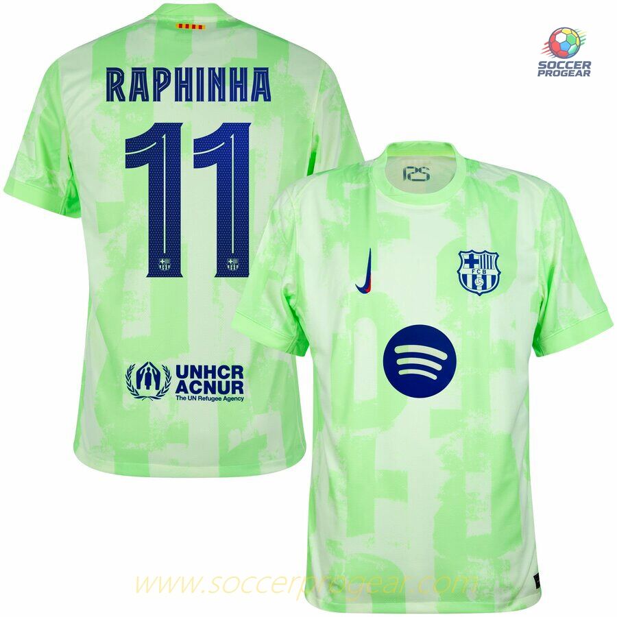Barca Alternate Football Jersey 2024/25 Collection Raphinha New Sponsor