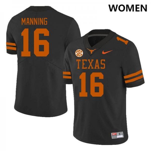 Women Texas Longhorns #16 Arch Manning Elite Football Jersey