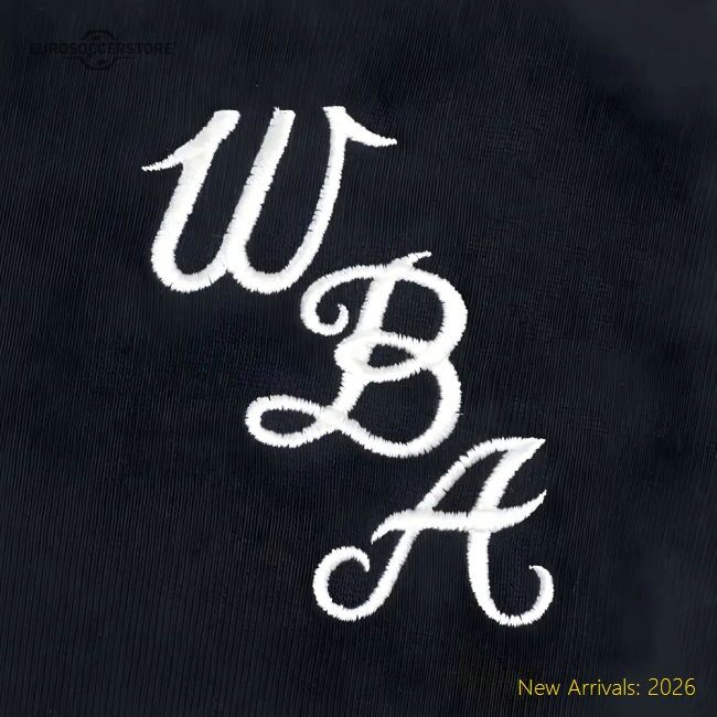 West Bromwich Albion Zipped Hoodie - Navy - Premium Quality