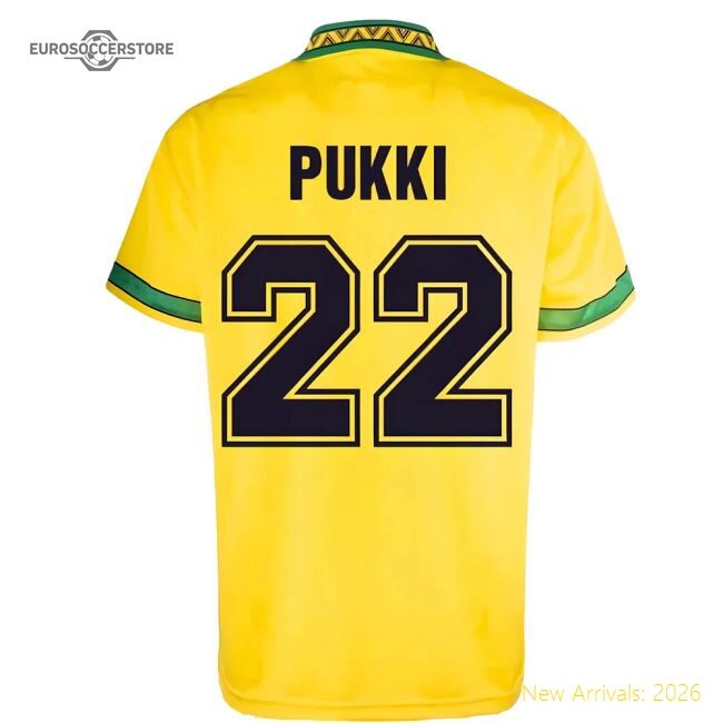Premium Norwich 1994 Home Retro Football Shirt (pukki 22) - Premium