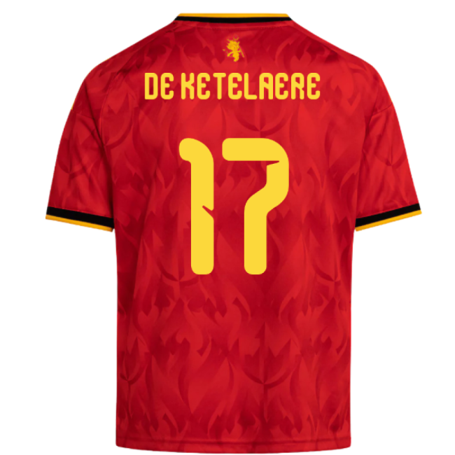 Authentic Licensed Belgium 2026-2027 Belgium Home Mini Kit (De Kete...