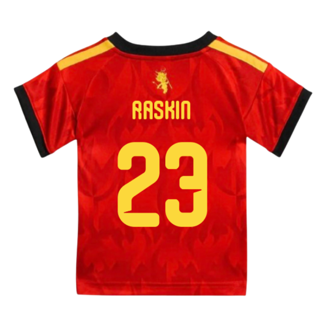 Genuine Official Belgium 2026-2027 Belgium Home Baby Kit (Raskin 23)