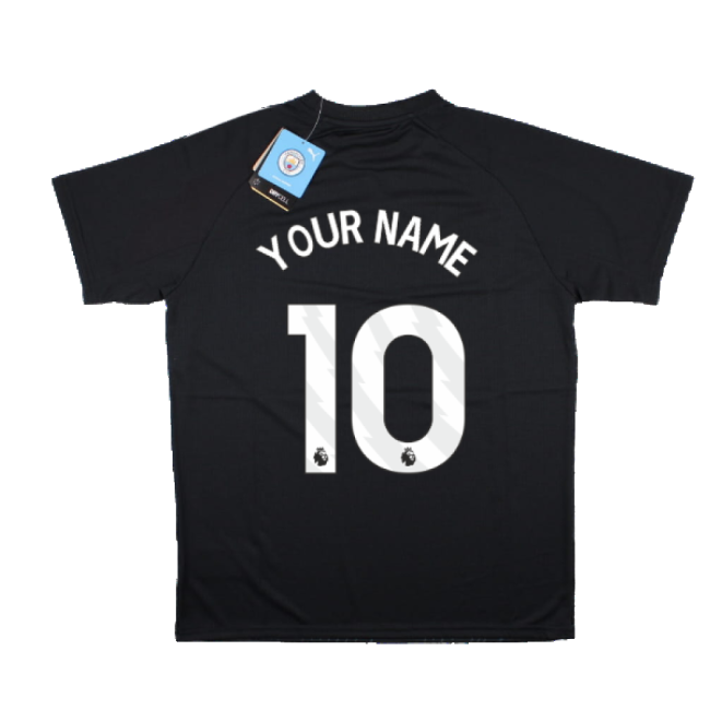 2023-2024 Man City Pre-Match Jersey (Dark Navy) - Kids (Your Name)