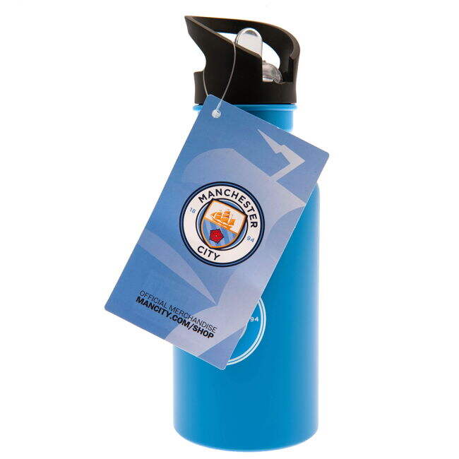 match worn Manchester City FC Aluminium Drinks Bottle De Bruyne