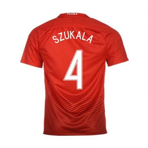Poland Away 2016 Szukala 4 Soccer Jersey Shirt - Official Replica