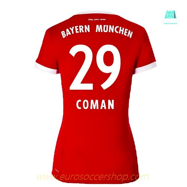 Bayern Munich 2017-18 Womens Home Shirt (XL) ((Excellent) XL) (Coman 29)