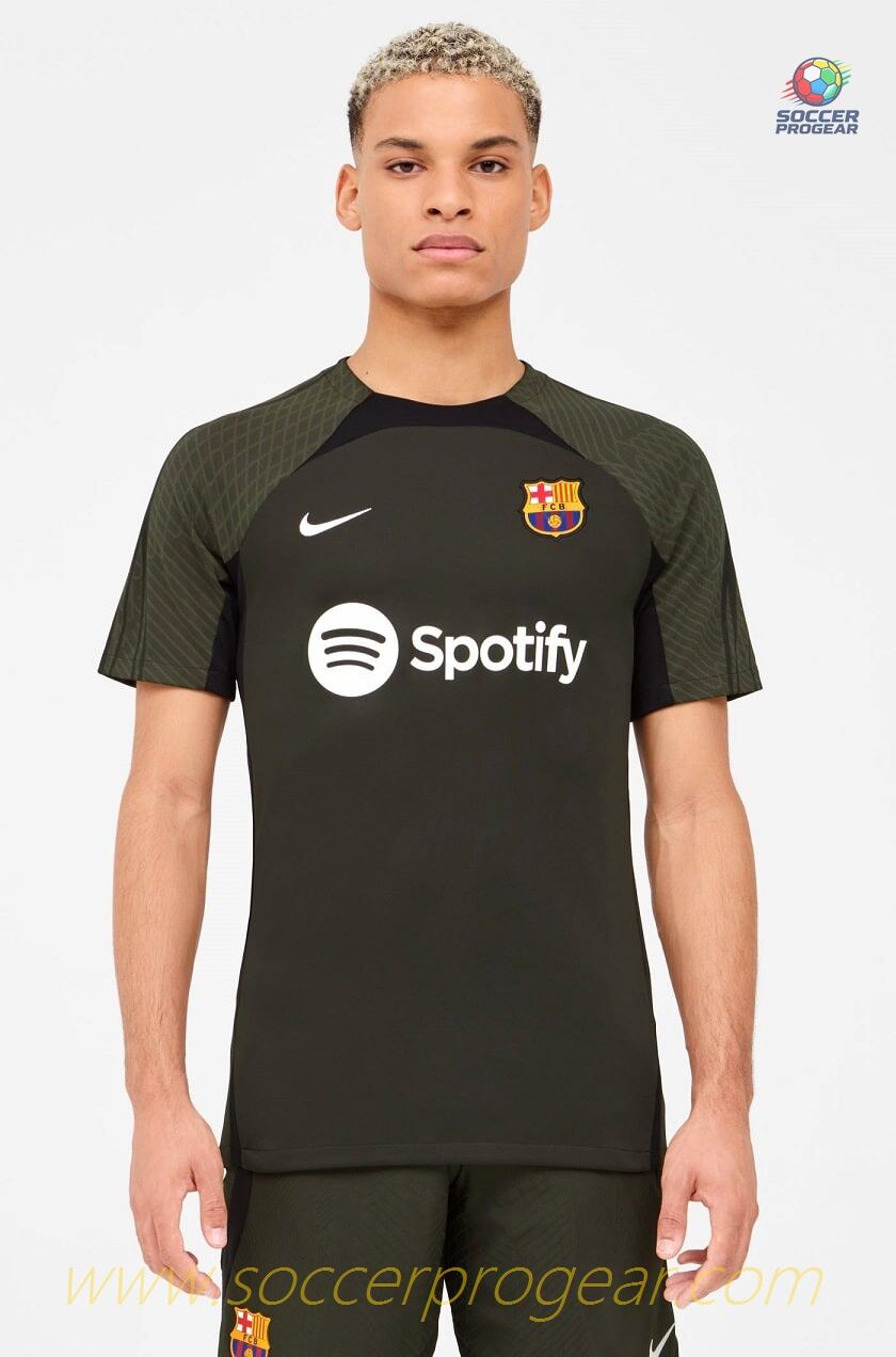 Barca Green Training Team Shirt 2023 2024