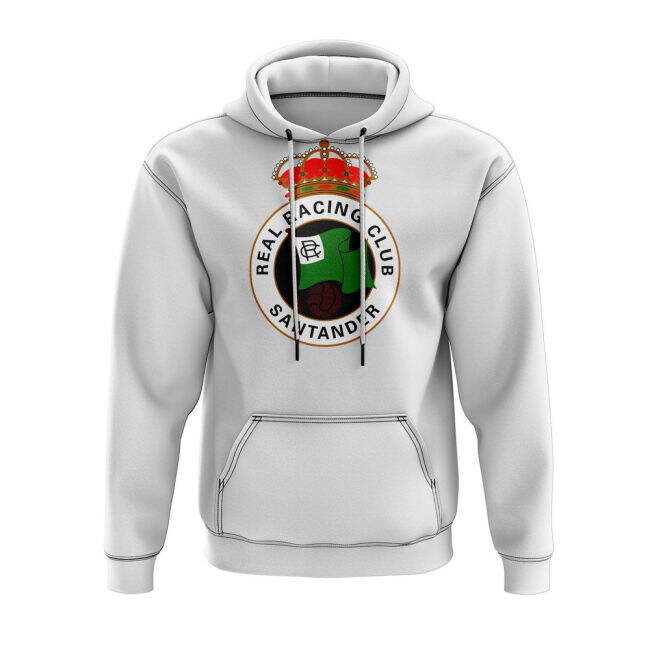 Racing Santander Hoody (White) Jersey Jersey - Official - Football