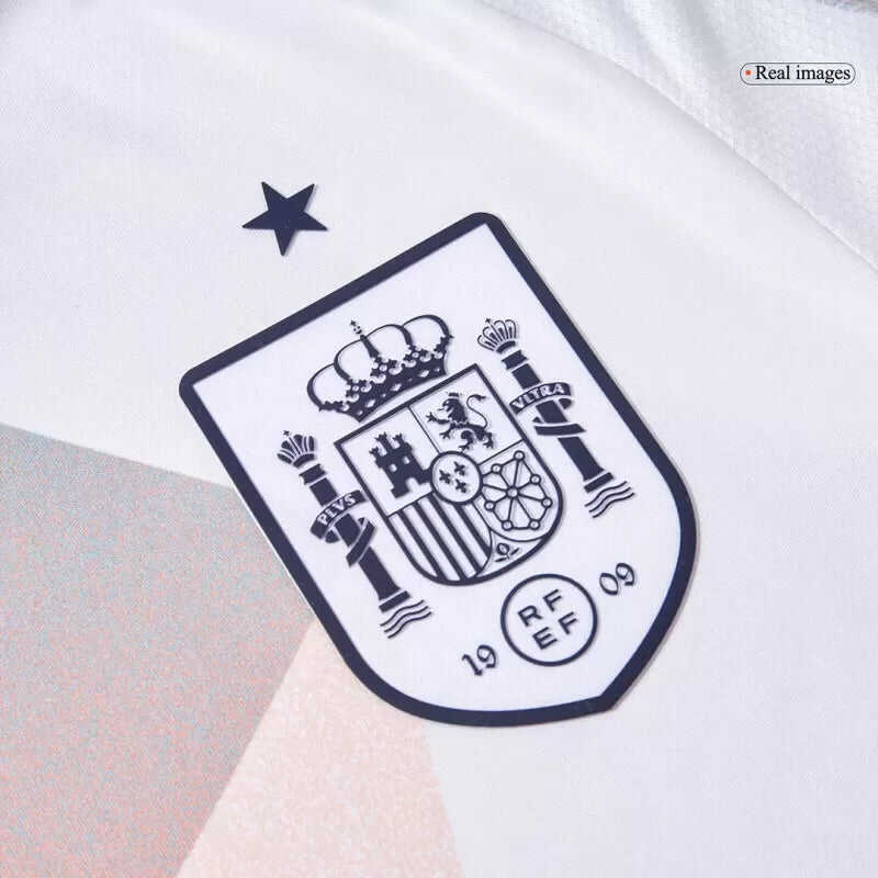 Spain Away Soccer Jersey 2025 Women's Euro Authentic Kit