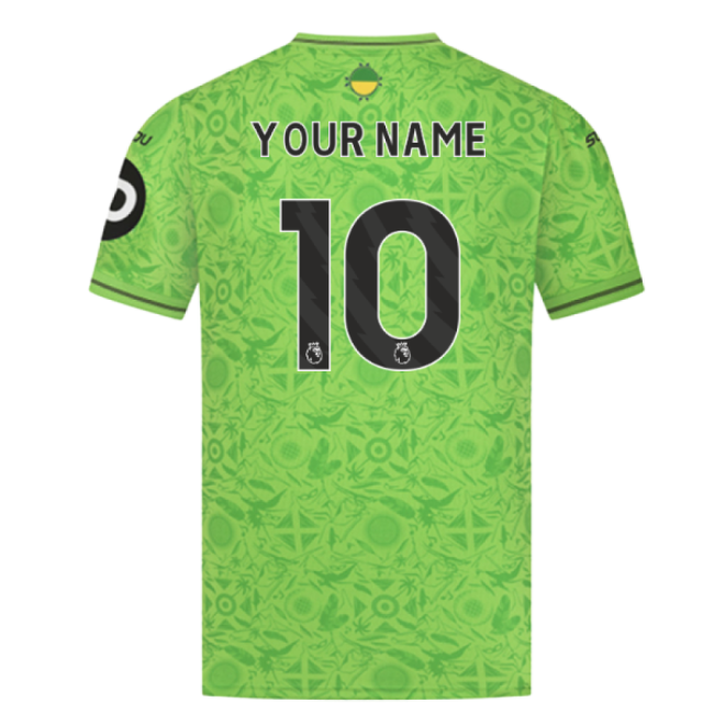 Economical 2025-2026 Wolves Goalkeeper Third Shirt (Green) (Your Name)