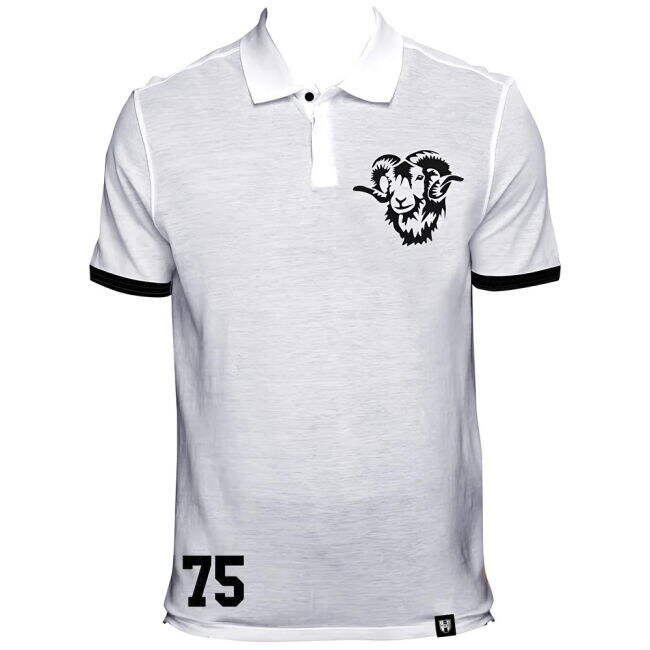 soccer jersey Derby County No 75 White Polo Shirt