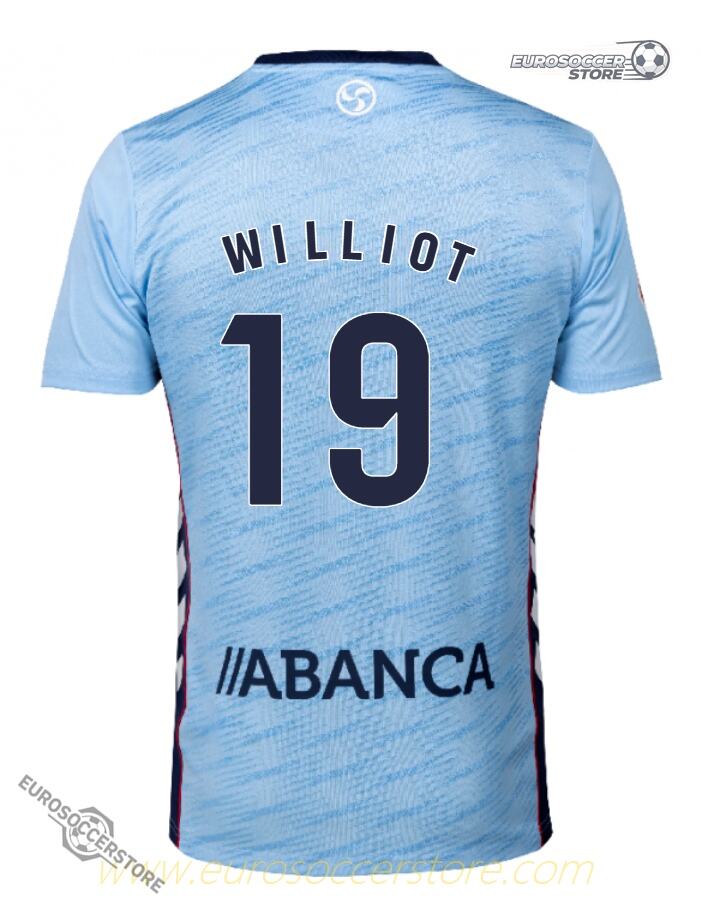 RC Celta 25 - 26 Season Home WILLIOT 19 Football Jersey