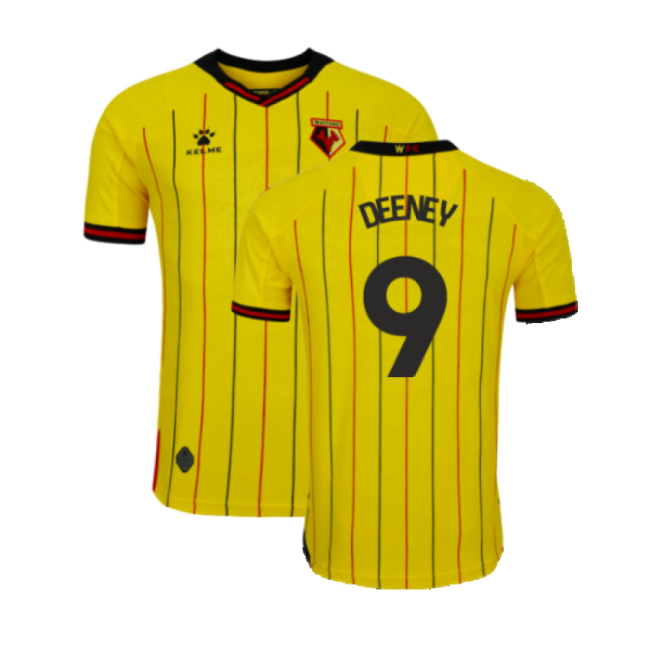 Authorized 2024-2025 Watford Home Shirt (Deeney 9) Comfortable Wear