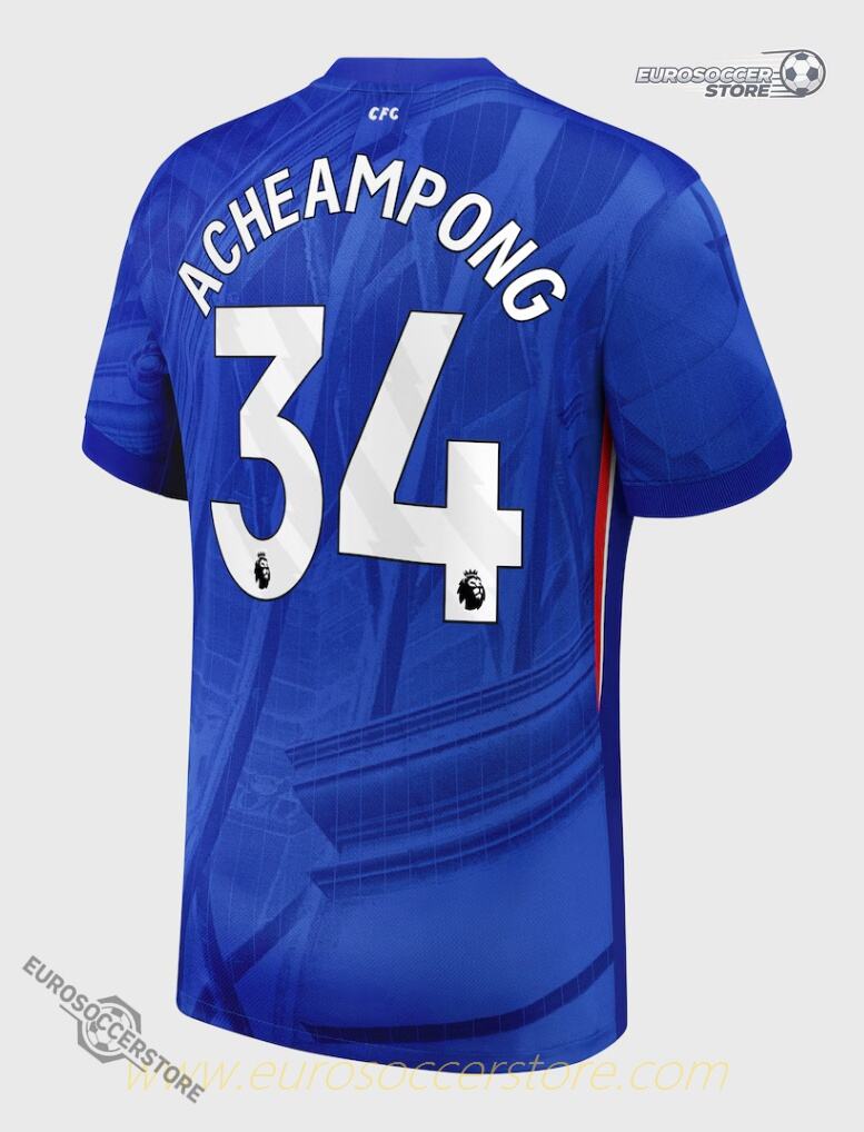 Chelsea 25-26 Home ACHEAMPONG #34 Football Jersey
