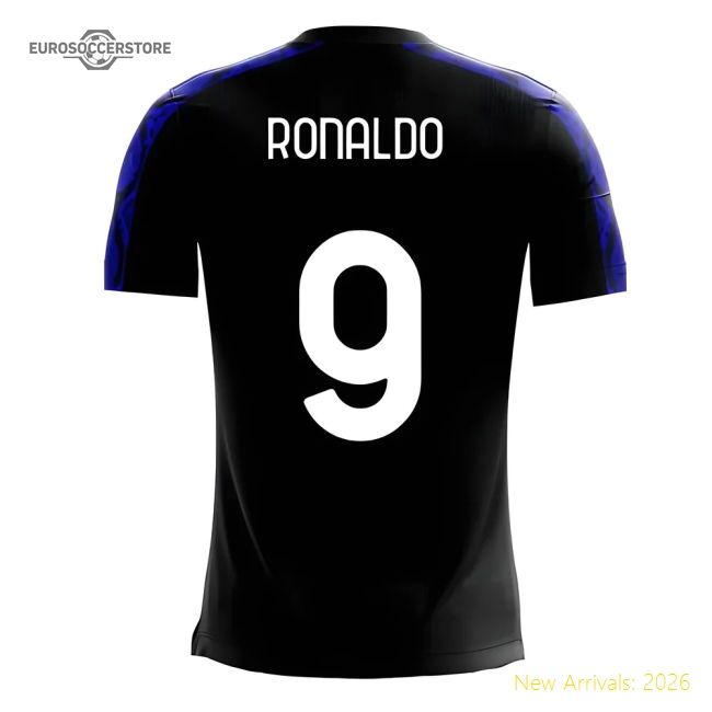 Match-ready Home Serie A Team Ronaldo Jersey 2025-2026 Lightweight