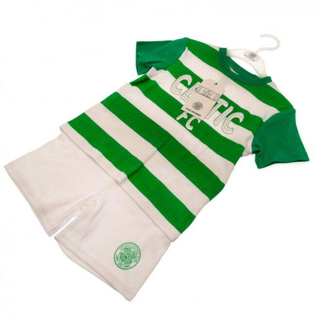 Superior Celtic Fc Team Tee Short Set #6 Official Merchandise (v10)