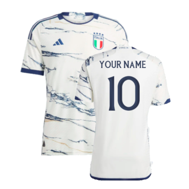 Cost-effective 2023-2024 Italy Authentic Away Shirt (Your Name) Beautiful
