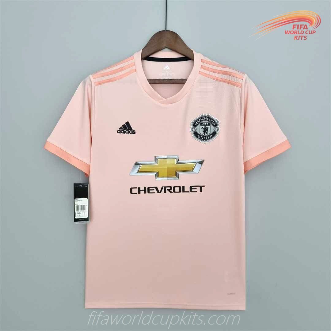 Manchester United 18-19 Away Pink Football Kit