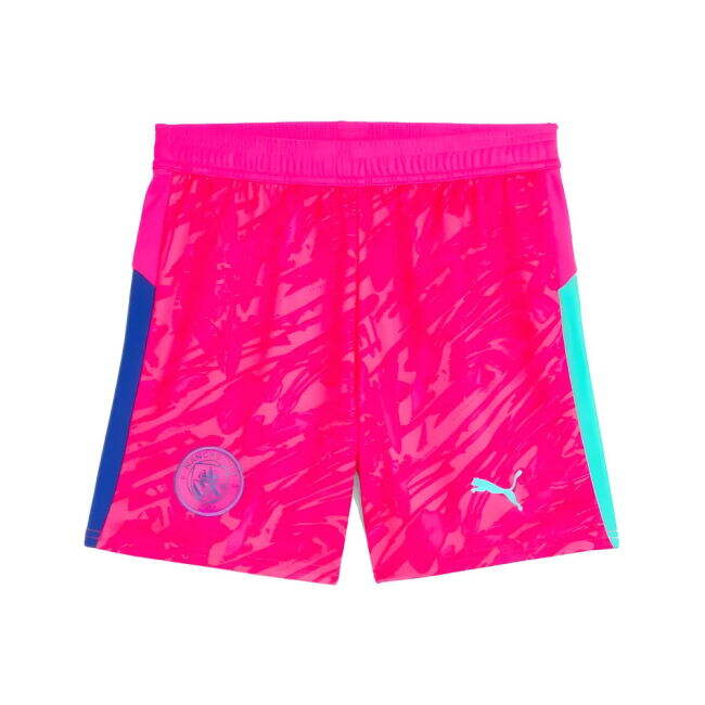 Man City Licensed 2025-2026 Man City Goalkeeper Home Shorts (Pink) ...