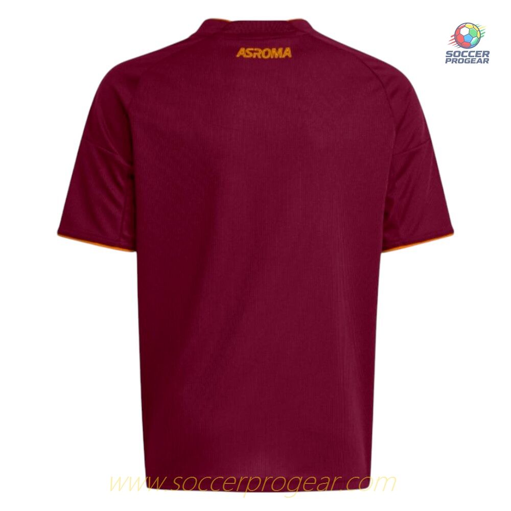AS Roma Home Youth Football Shirt 2025-26 Edition