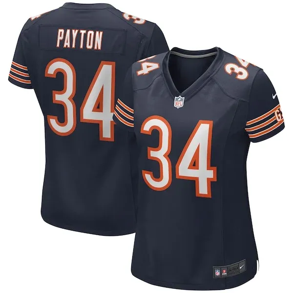 None Walter Payton Game Jersey - Navy | NFL Player Jersey | NFL Footba
