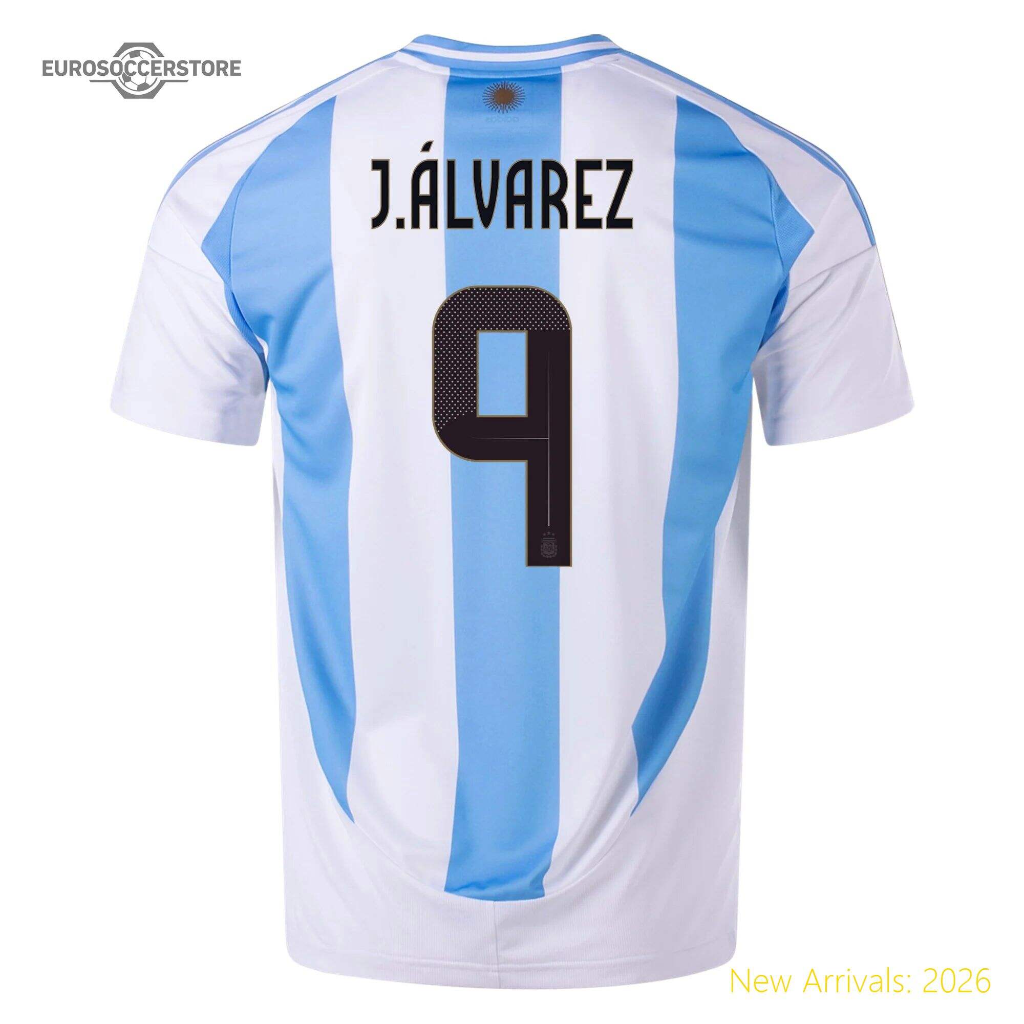 Official Team Merchandise Men Arg Team Top-grade Home Jersey 2024