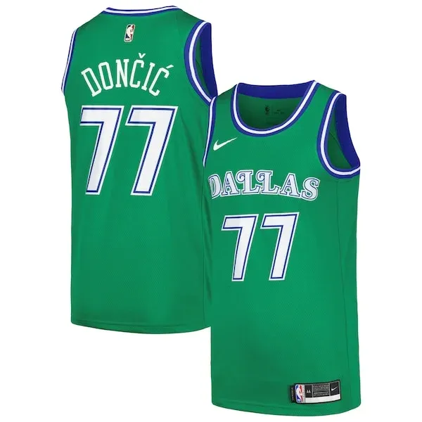 Luka Dončić DAL Swingman Jersey - trendy Basketball - Green game-day