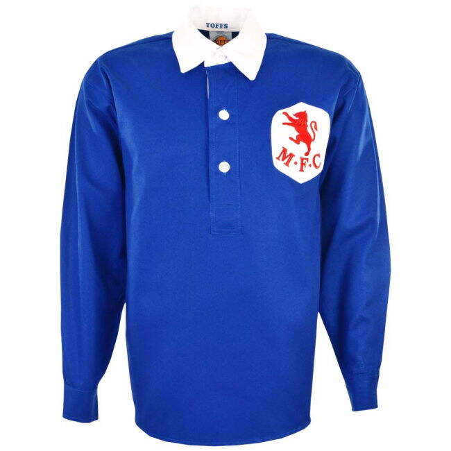 Official Millwall 1940s Home Retro Football Shirt Stylish Design