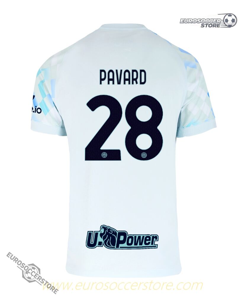Inter Milan 25-26 Season Away Jersey with PAVARD 28 Printing