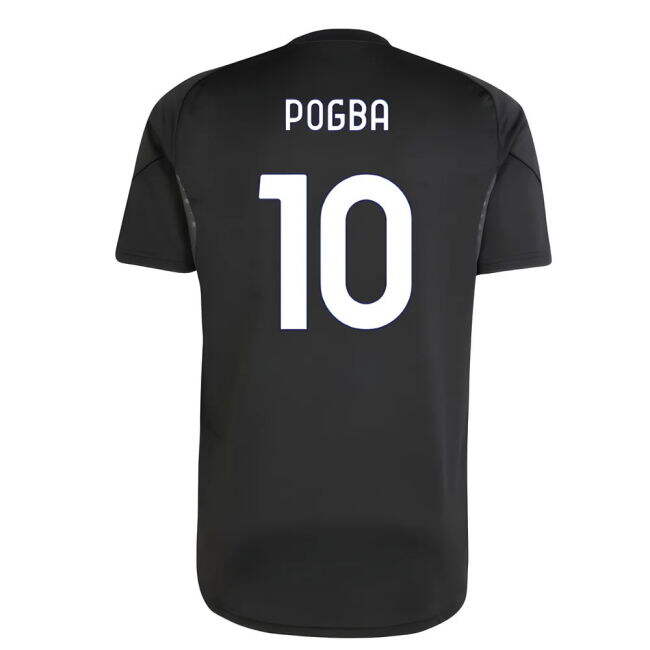 2025-2026 Juventus Training Shirt (Black) (Pogba 10)