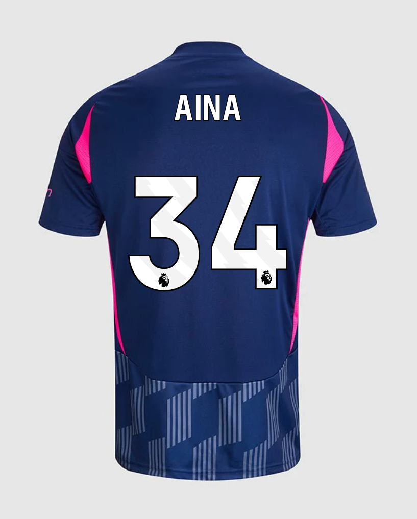 Nottingham Forest 24-25 Season Away Version Aina #34 Jersey