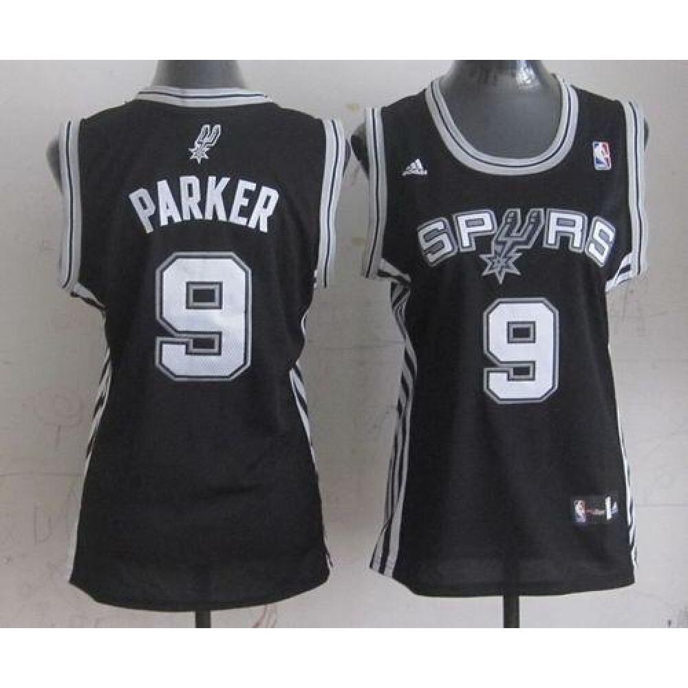 Collector's Item Men's Spurs #9 Tony Black Basketball Jersey