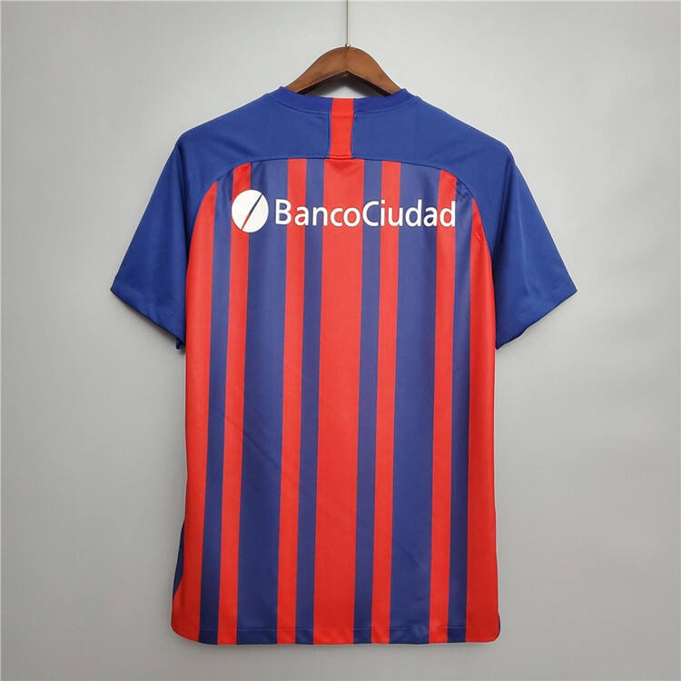 Official San Lorenzo Soccer Shirt 20-21 Home BlueRed Soccer Jersey