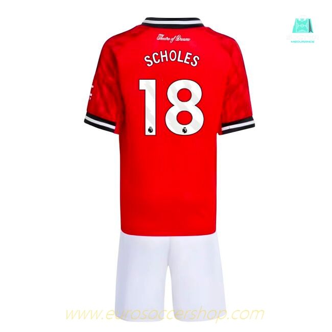 2025-2026 Man Utd Home Mini Kit (Scholes 18)