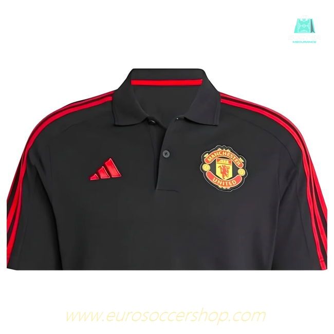 2024-2025 Man Utd DNA Polo Shirt (Black)