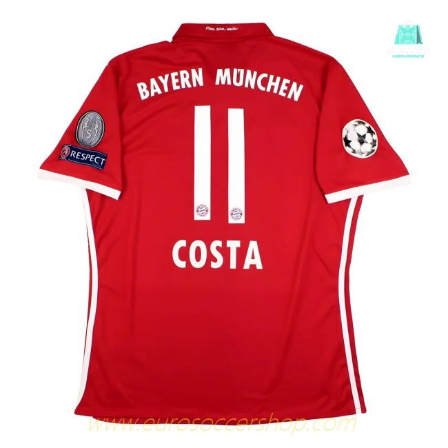 Bayern Munich 2016-17 Home (Costa #11) (XL) (Excellent)