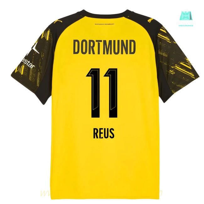 2025-2026 Borussia Dortmund Warm Up Jersey (Yellow) (Reus 11)