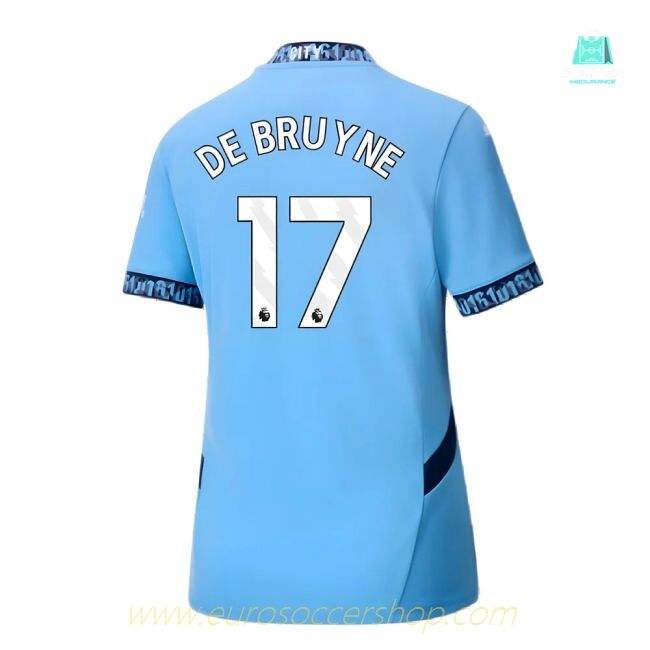 2024-2025 Man City Home Shirt (Womens) (De Bruyne 17)