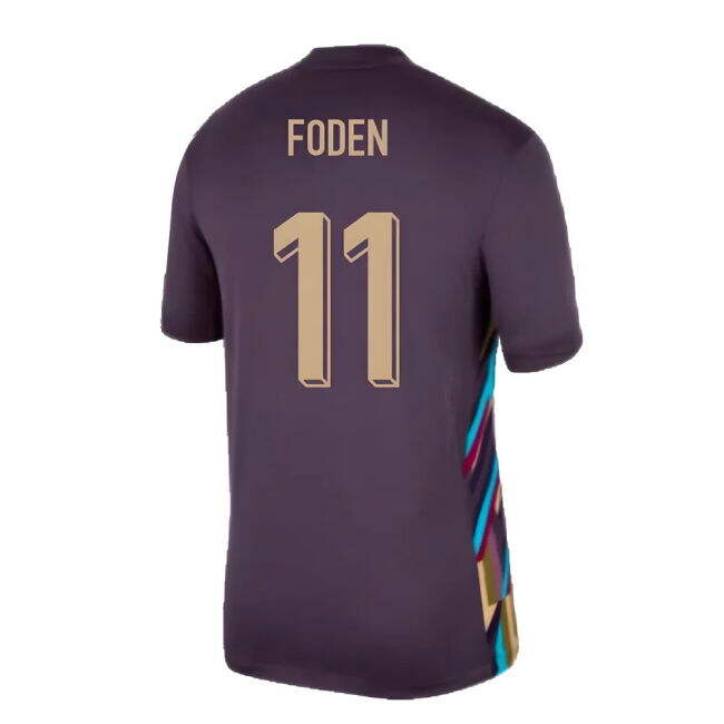 Match Worn Style England Away Pro Shirt 2024-2025 (Foden 11) (1)