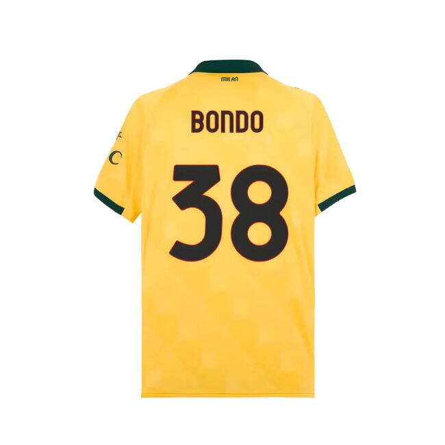 2025-2026 AC Milan Third Elegant Shirt (Bondo 38) Moisture Wicking