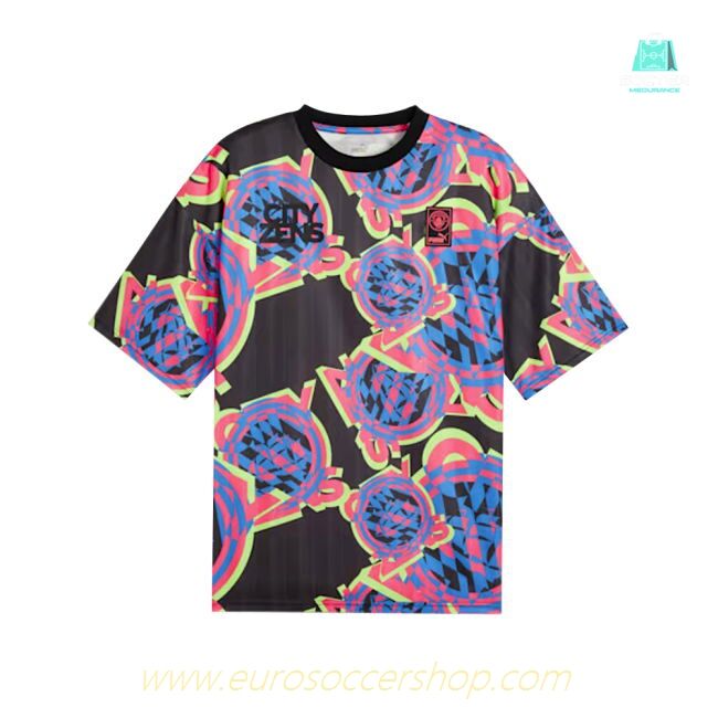 2023-2024 Man City FtblNrgy AOP SS Jersey (Black)