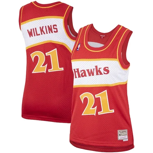 Dominique Wilkins ATL Swingman Jersey - stylish authentic - Red