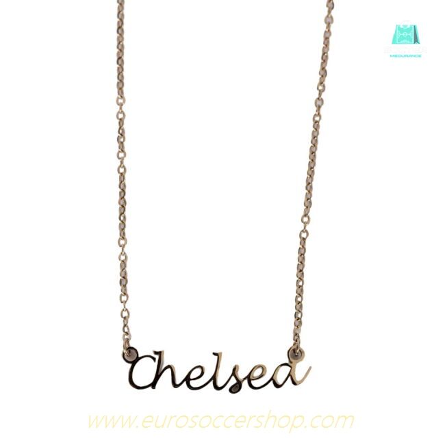 Chelsea FC Gold Plated Name Dropper Necklace