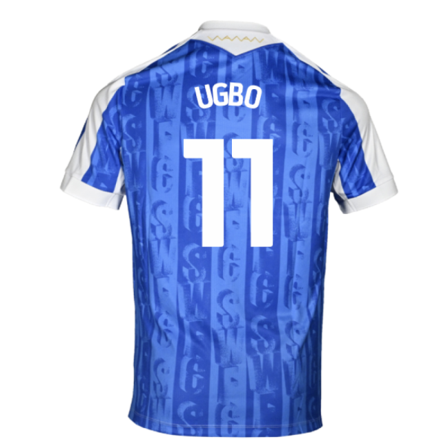 Affordable 2025-2026 Sheffield Wednesday Home Shirt (Ugbo 11)