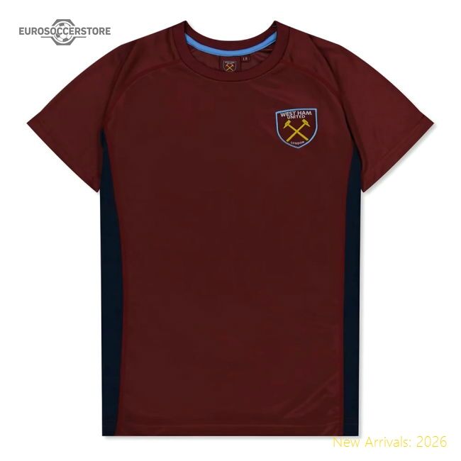 Authentic West Ham United Poly T-shirt (claret/blue) - Kids - Premium