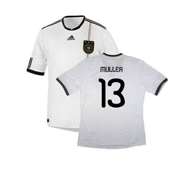 Cost-effective Germany 2010-11 Home Shirt ((Excellent) XL) (MULLER 13) Spiritual