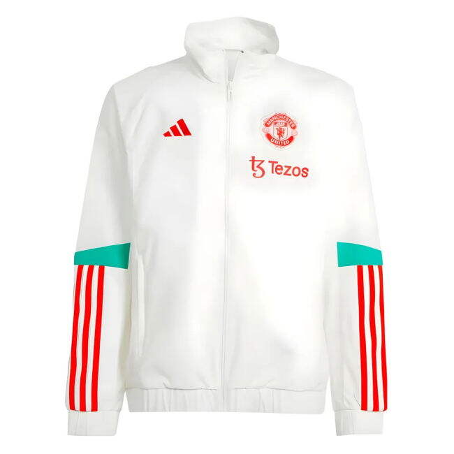 Kids 2023-2024 Man Utd Soccer Club Home Uniform